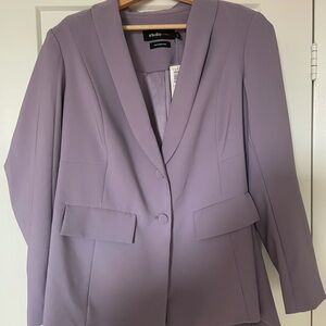 Studio Lavender Collar Blazer Jacket